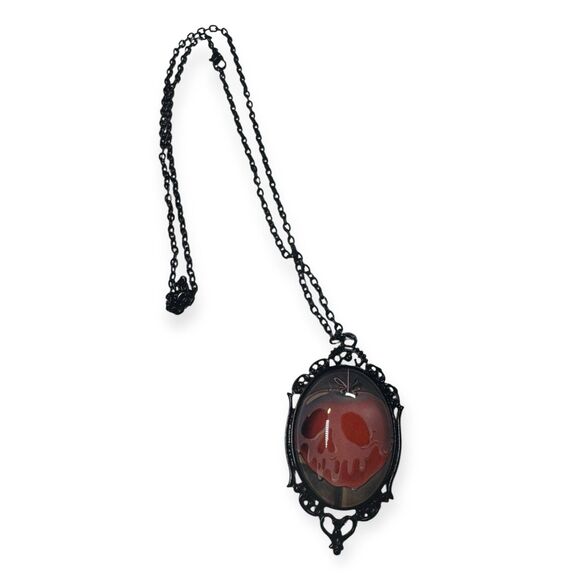 Jewelry - Disney‎ Sleeping Beauty Poison Apple Necklace Snow White Pendant Halloween